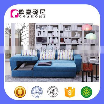 S2938 China Made Modern L Shape Storage Sofa