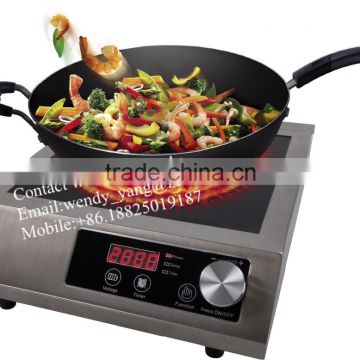 SM-A80 304 Stainless steel Housing commercial induction cooker 3500w