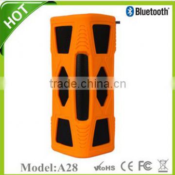 2015 Gaoke High Quality Private Mould Model A28 Outdoor Silicone Waterproof Bluetooth Speaker Wholesale