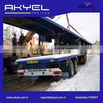 flatbed container transport semi trailer for sale