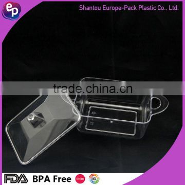 Clear Safe Plastic Disposable Food Packaging Container 70ml plastic packaging container