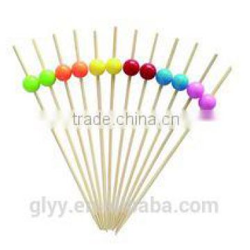 colourful Bamboo Skewers with Ball