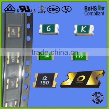 Low voltage resettable fuse