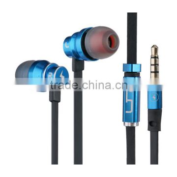 omni-tech metal earphone with good sound quality sport earphone and stereo earphone for mp3 player