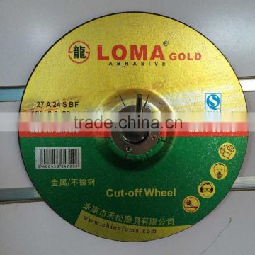diamond disc abrasive resin bonded cutting off wheel