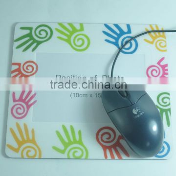 Colorful printing computer pp photo frame mouse pad