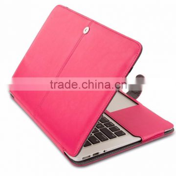 For Macbook Leather Case With Buckle Drop Resistance Case For Macbook 11'' 13'' 15''
