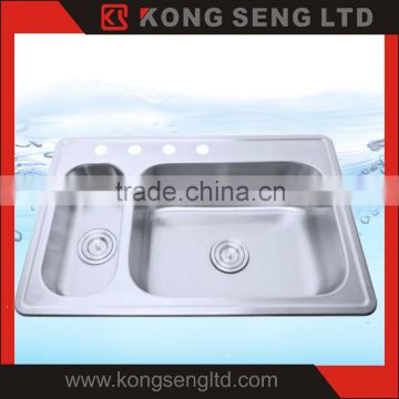 Kitchen sink High quality Stainless steel sink 304 Deep draw Topmount sink -KS-TM-D75