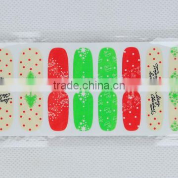 2015 the newest 3D snowman Christmas nail sticker