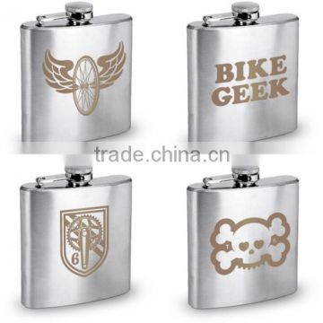 hot ! ! ! great hip flask with laser logo