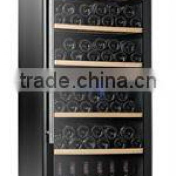 126 bottle stainless steel door humidity control wine cooler