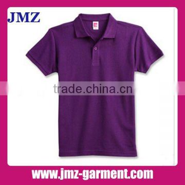 Polyester cotton short sleeve polo shirt