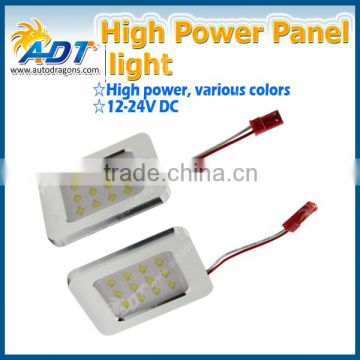 6w High power 9- LED dome light 12V-24V led panel light