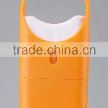 New Orange Perfume Sprayer Empty Plastic Bottle Atomizer Flat 10ml / 0.33oz