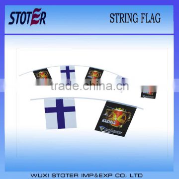 promotion polyester string flag