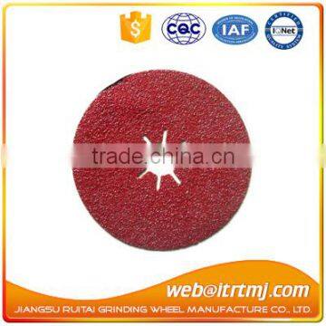 Fiber Grinding Discs with Angle Grinder, for wood, metal,inox, stone, star hole