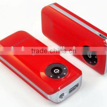 hot sell power bank with LED torch ,Suitable for Various Mobile Phones with LED Function