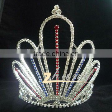 Beauty patriotic pageant rhinestone tiara