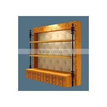 Fashional wooden clothes wall display unit manufacture