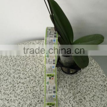 High quality cheap price paper material food labels self-adhesive stickers printing in roll