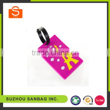 high quality china suppliers rubber luggage tag