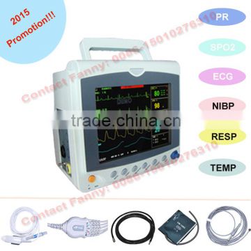 2016 Promotion!!!CE approved 6-Parameter Patient Monitor /BP monitor/ECG monitor RPM-9000C2
