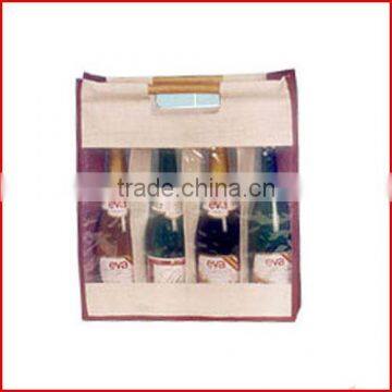 4 wine bottle bag