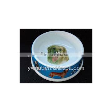 New eco-friendly plastic round pet bowl