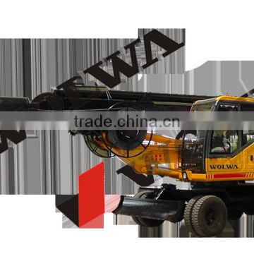 cheap price portable wheel type auger piling equipment