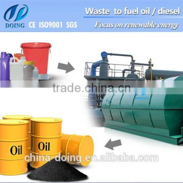 High profitable project Plastic Pyrolysis to crude oil Machine waste plastic pyrolysis plant