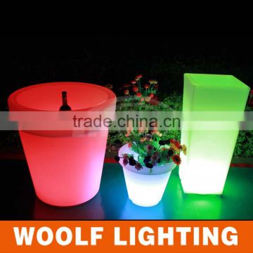 Hot sale led light bright color flower pot