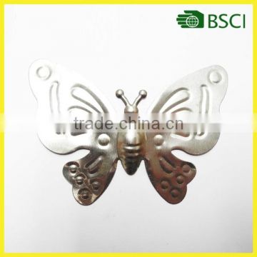 YS15B030 butterfly wrought iron tree wall decoration parts for plant decoration