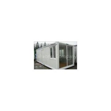 Standard 20 foot Modular Glass Prefab Homes For Office / Living , Safe and Durable