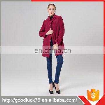 Latest Custom Made Woman Clothing Manufacturers Mouton Coat