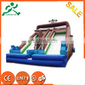 Hight quality 0.55mm PVC giant inflatable dry slide,inflatable water slide, inflatable slide