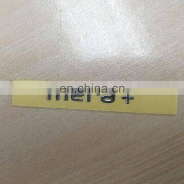 personlaized flexible metal nickle thin sticker for container