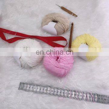 Soft hand knitting 100% cotton light weight crochet yarn for export