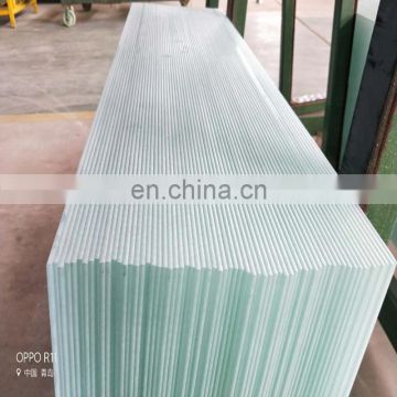 4mm  frosted tempered glass for outside door decorative
