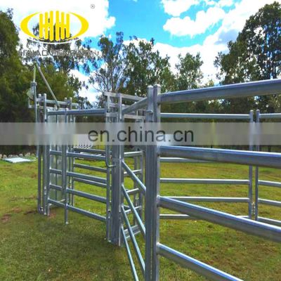 cheap steel pipe cattle corral fence panels for sale