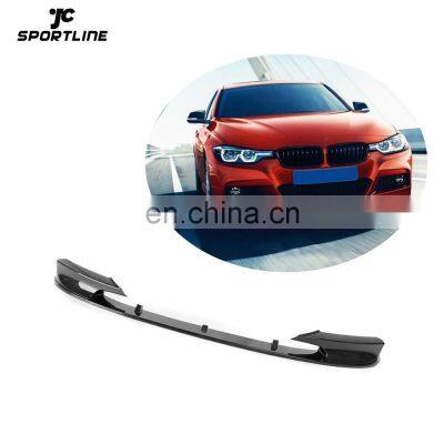 F30 ABS Front Lip for BMW 320i 328i 330i 335i 340i M Sport Sedan 4-Door with Carbon Fiber Look