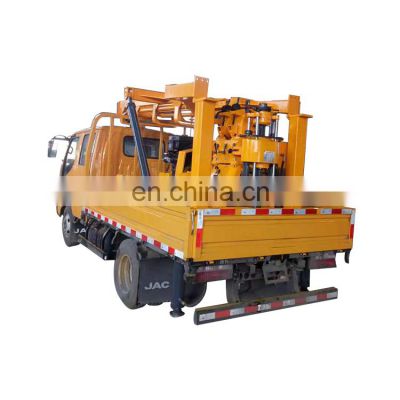OrangeMech XYC-200 200m truck mounted drilling rig / portable water well borehole rock drill rig / water well drilling machine