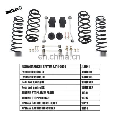 Auto 2.5 inch Full Set Lift Kits for Jeep Wrangler JL 18+ Accessories Elevated Suite