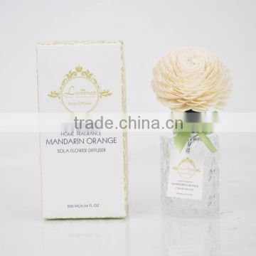 200ml Home fragrance Aroma Reed Diffuser with glass bottle and sola flower SA-2041