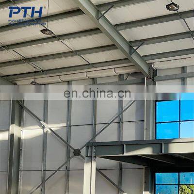 Customized prefabricated steel structure building modern hotel factory workshop warehouse steel building