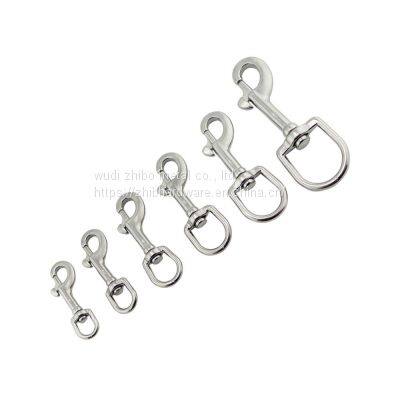 Marine Hardware 304/316 Stainless steel oval swivel snap hook