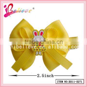 Grosgrain ribbon hair accessories for toddler,girls hair bows rabbit hair clips