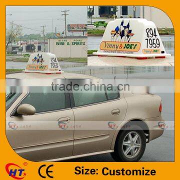 Beautiful pizza style taxi top light with CE