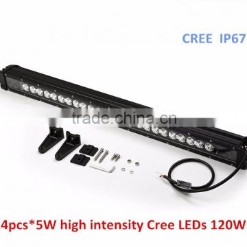 Hottest and super bright waterproof single row smart 24 volt led light bar 120w                        
                                                                                Supplier's Choice