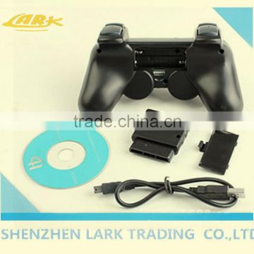 2015 Wholesale 3 in 1 2.4Ghz Wireless Duo Shock Game Controller For PS3