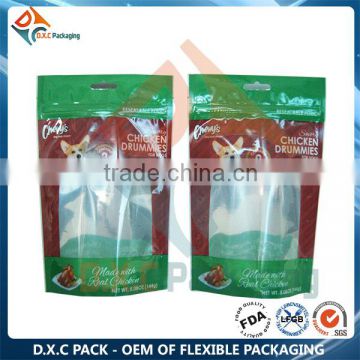 Customized Printing Zipper Top Semi Metallized Bag